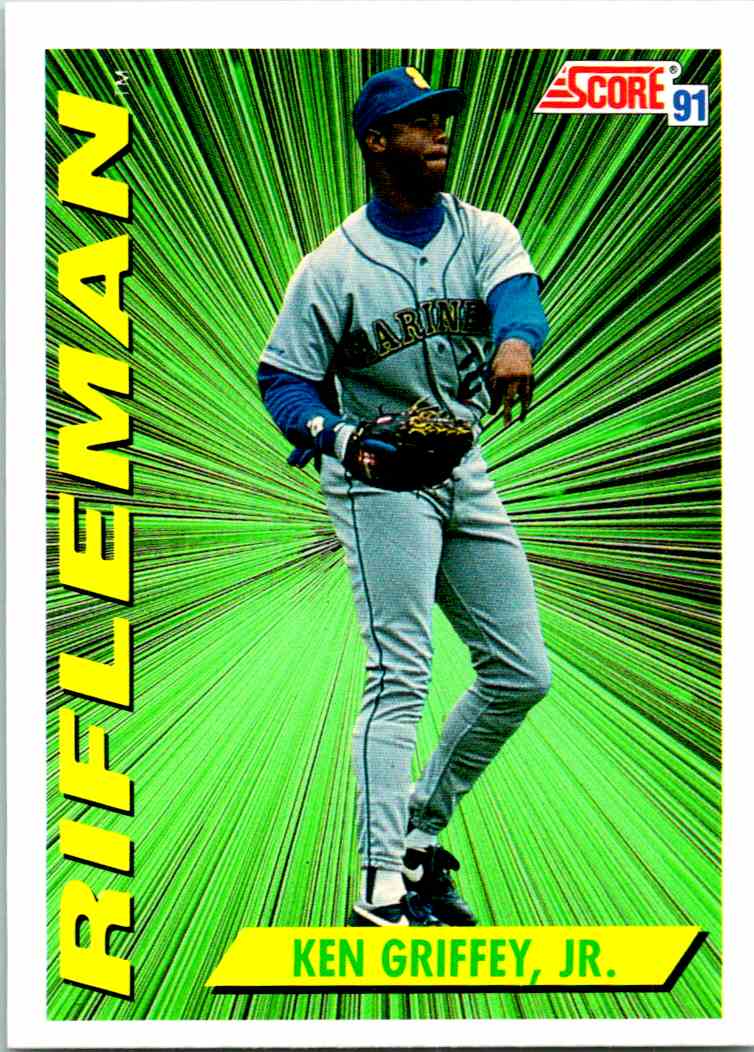 1991 Score Rifleman Ken Griffey JR Seattle Mariners 697 EBay