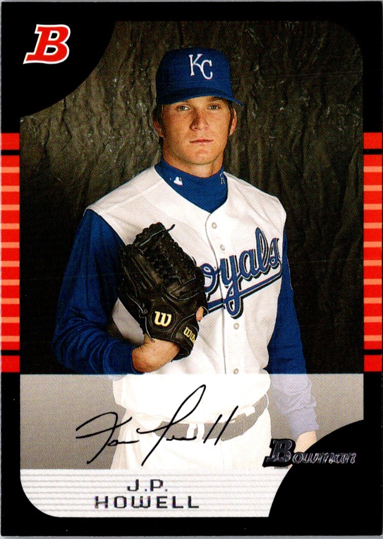 2005 Bowman Chrome Draft Picks & Prospects J.P. Howell #BDP9 card front image
