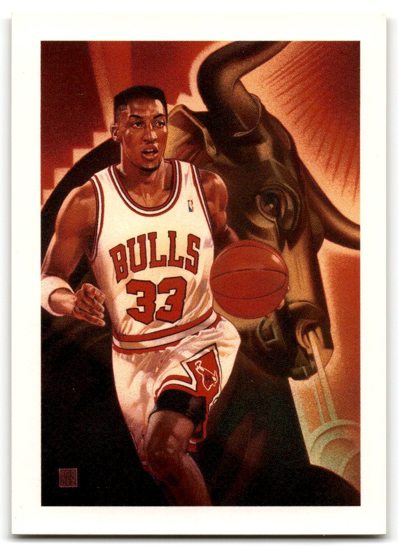 1991-92 NBA Hoops by Illustrated Robert Rodriguez Scottie