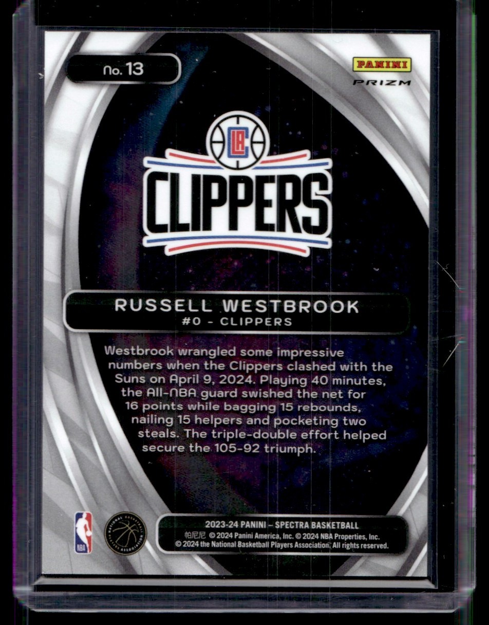 2023-24 Panini Spectra Titan International Russell Westbrook