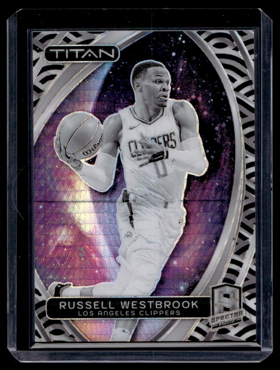 小物 Russell Westbrook 2023-24 Panini Spectra Titan International Russell Westbrook