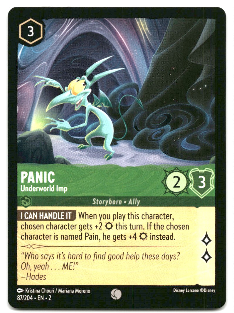 2023 Disney Lorcana Trading Card Panic #87 Rise of the Floodborn | eBay
