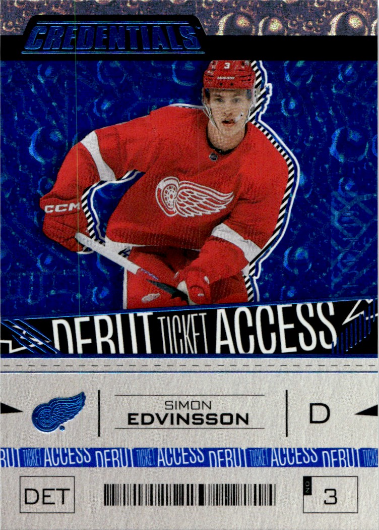 2023-24 Upper Deck Credentials Rookie Debut Ticket Access Blue