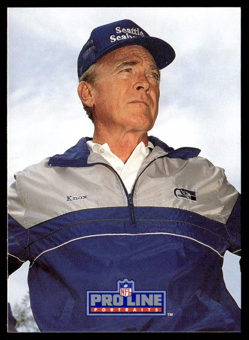 1991 Pro Line Portraits Chuck Knox Seattle Seahawks #249 | eBay