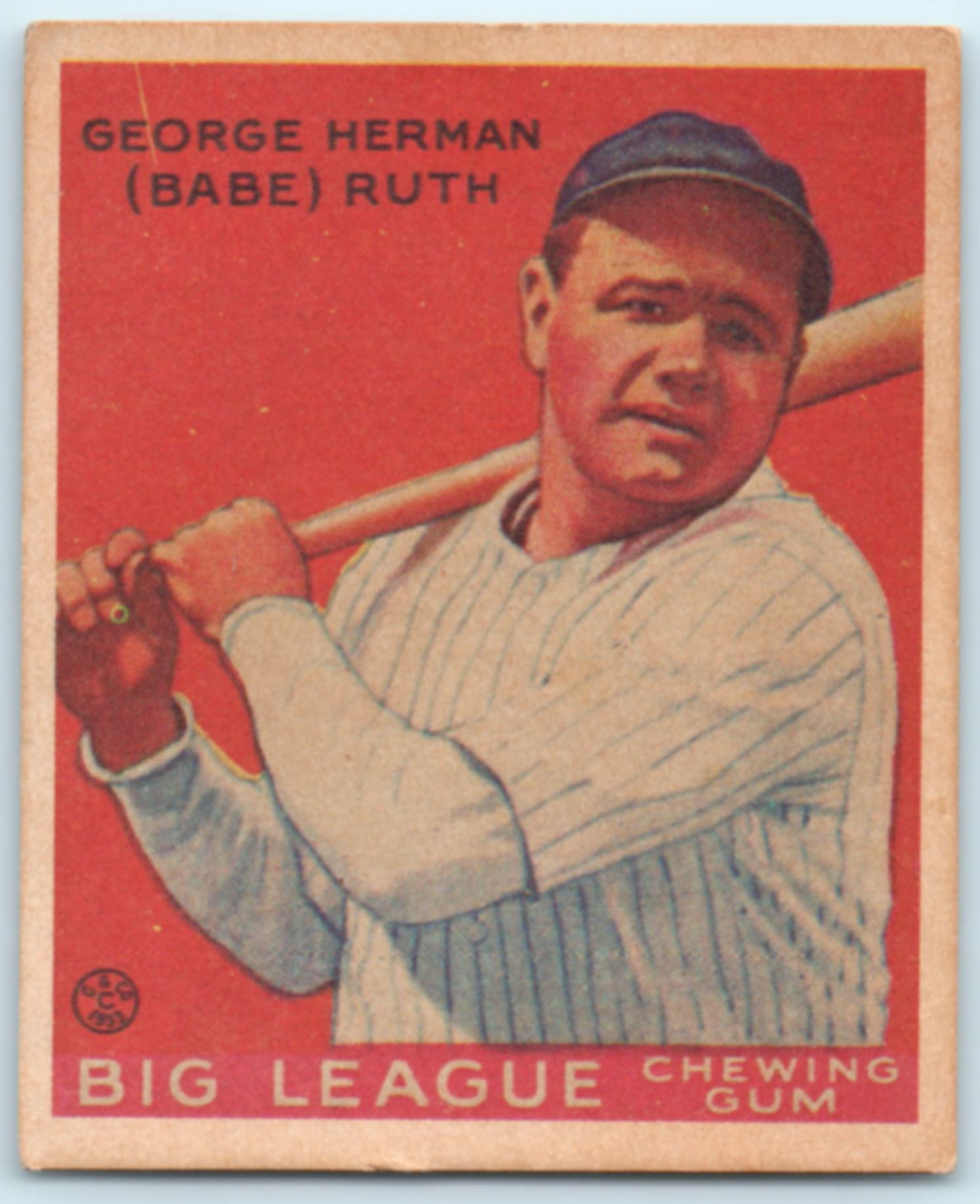 Big league chewing gum card top