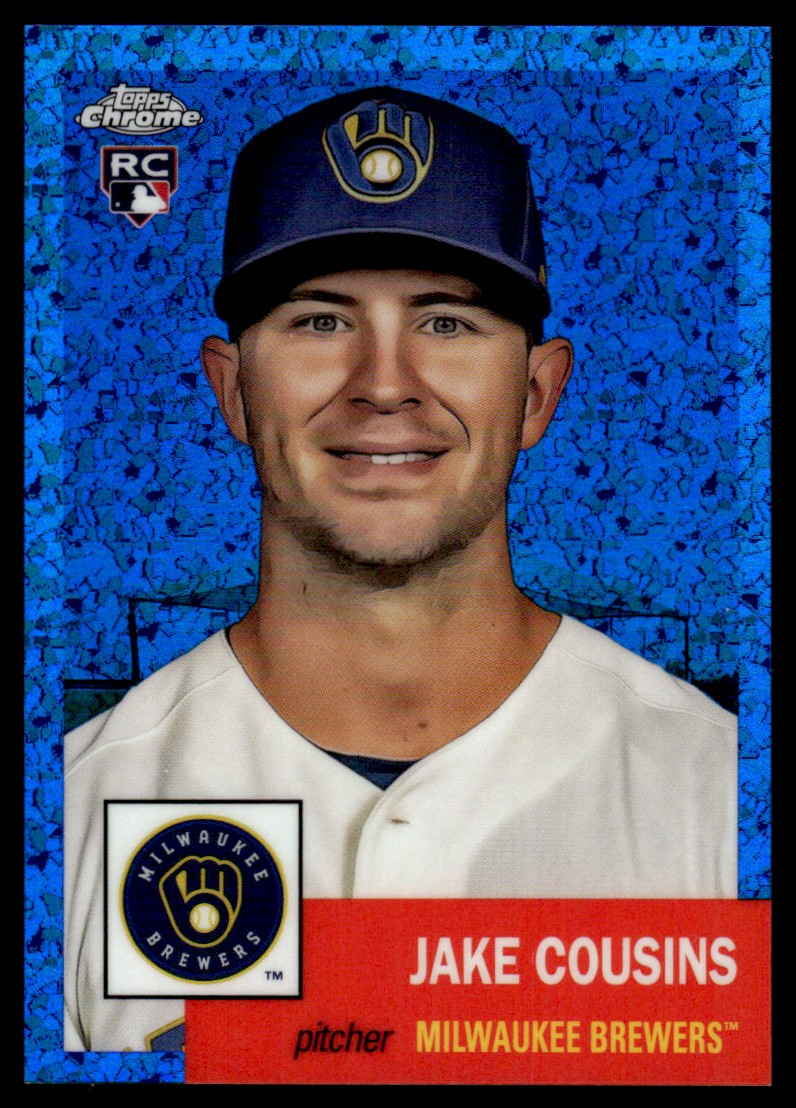 コミ　VALANROSS 2022 Topps Chrome Plat Anniv Blue Prism Refractor Jake Cousins