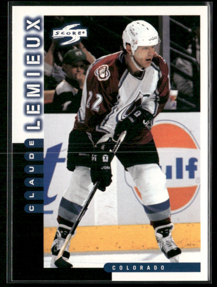 1997-98 SCORE CLAUDE LEMIEUX COLORADO AVALANCHE #158 | eBay