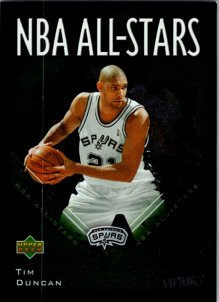 2003-04 UPPER DECK NBA ALL STARS TIM DUNCAN SAN ANTONIO SPURS #156