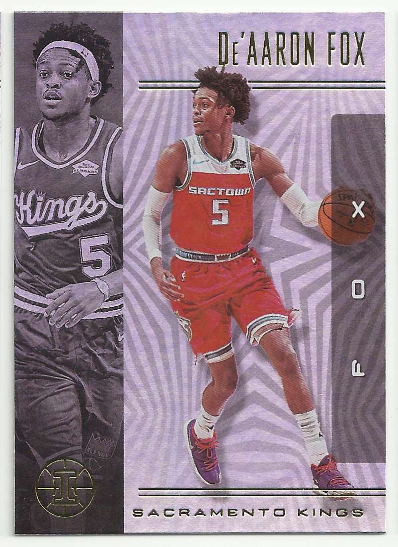 2019-20 Panini Illusions De'aaron Fox #7 on Kronozio