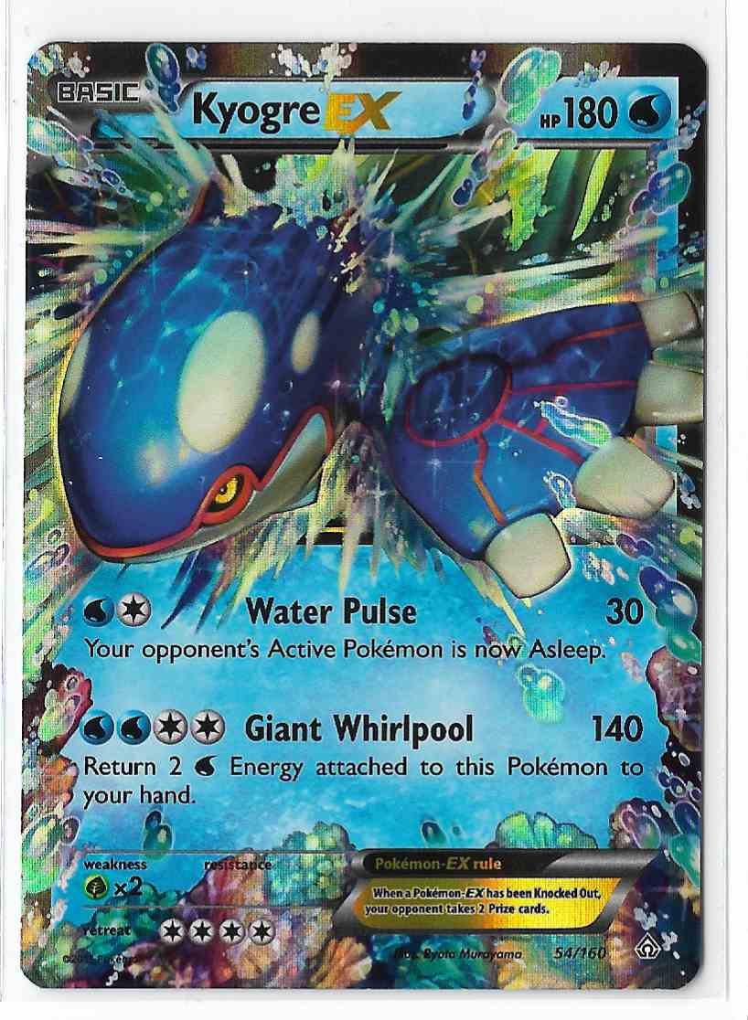 1 Kyogre Ex 54160 Primal Clash Nm Trading Cards For Sale