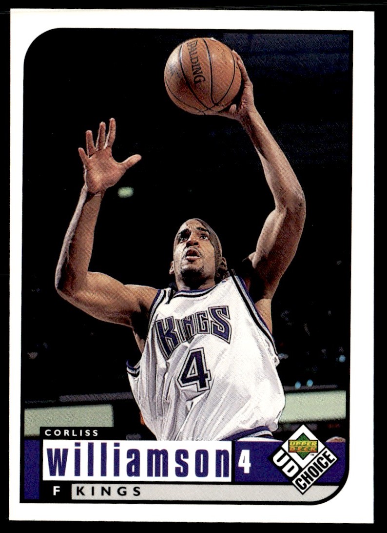 1998-99 UD Choice Corliss Williamson Sacramento Kings #121 | eBay