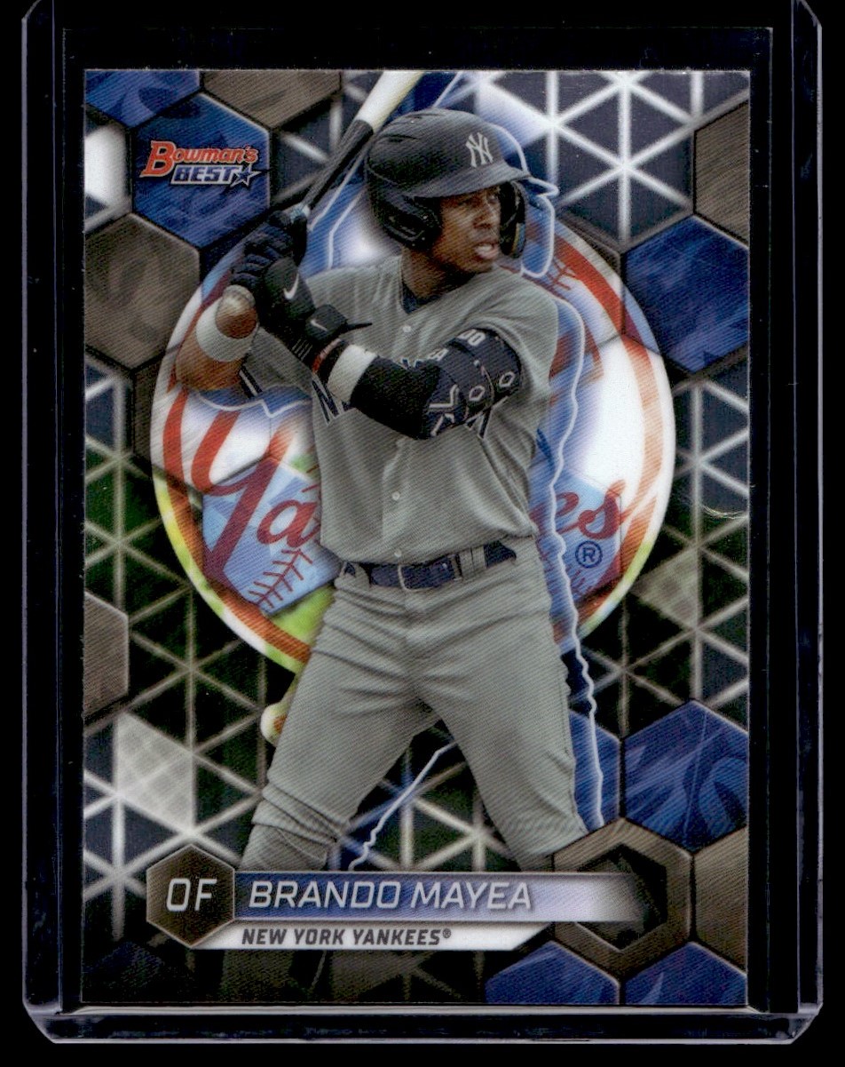 Brando Mayea - 1/1 Superfractor from 2023 Bowman's Best : r/baseballcards