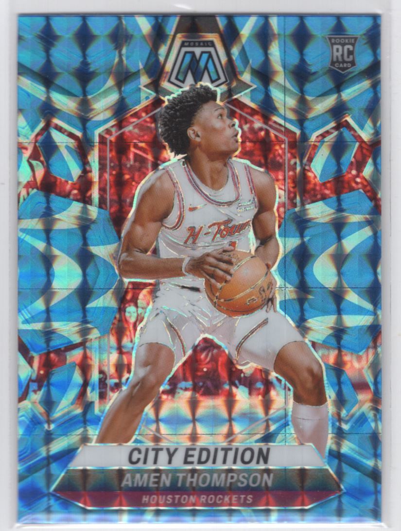 infuriateページ 281 2023-24 Mosaic BLUE REACTIVE Amen Thompson RC Rockets | eBay