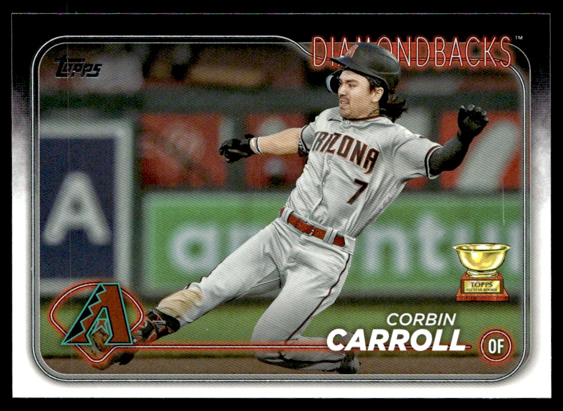コービン・キャロル CORBINCARROLLオートカード RC topps 75ac8e2b74b24ba99a43d3a3358ec9