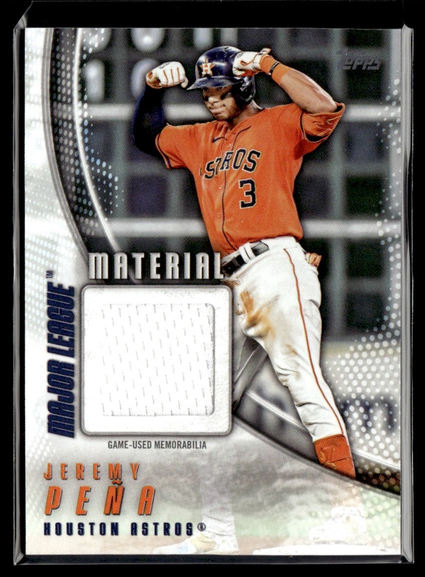 2025 Topps Series 1 Major League Material Jeremy Pena Astros #MLM