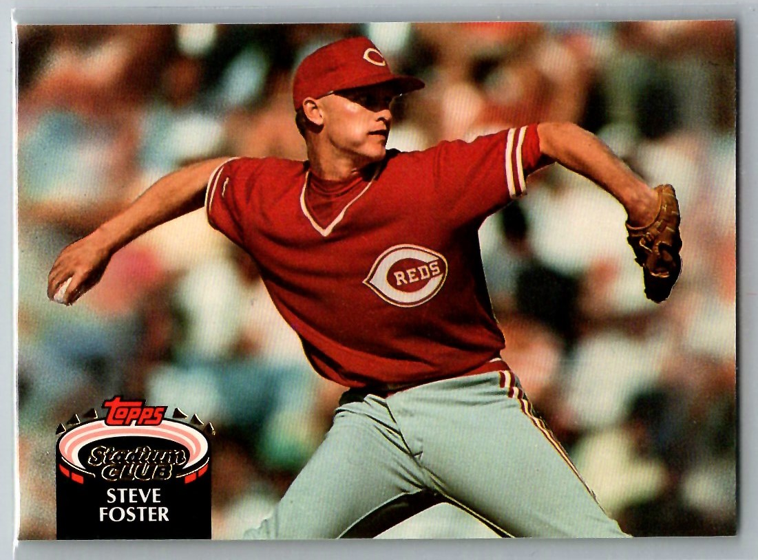 1992 STADIUM CLUB STEVE FOSTER CINCINNATI REDS #826 | eBay