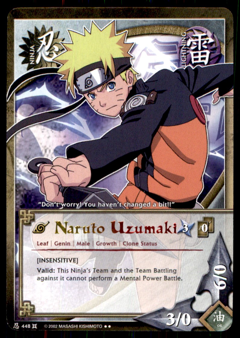 Naruto CCG Naruto Uzumaki #448 Rainbow NM | eBay