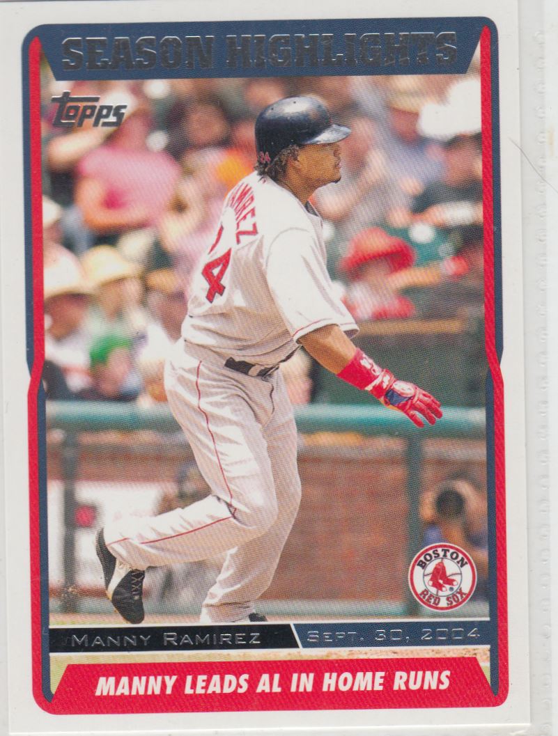 Manny Ramirez Gallery  Trading Card Database