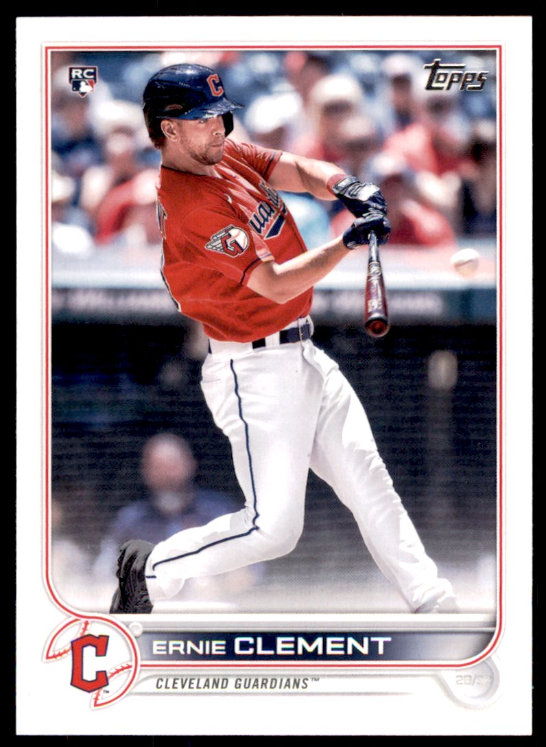 Ernie Clement 2022 Topps Series 1 Rookie Card RC !!! #71 Cleveland 