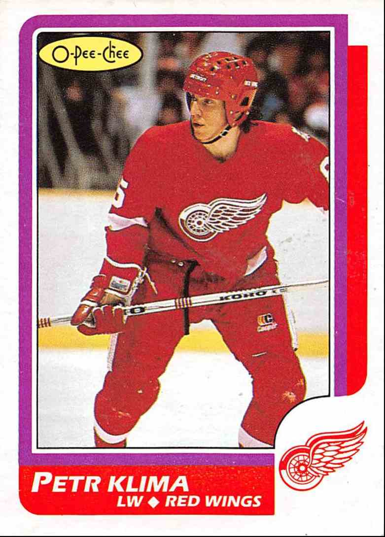 1986-87 O-Pee-Chee Petr Klima #98
