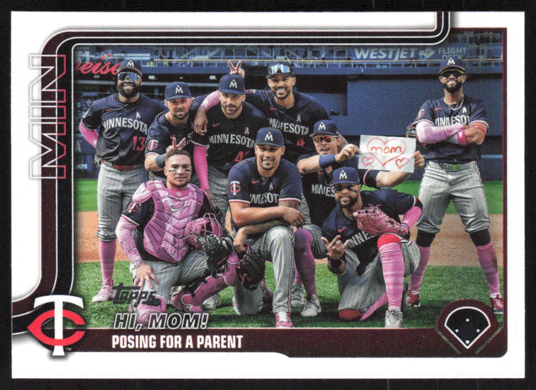 2025 Topps Series 2 Base Hi, Mom! Posing For A Parent Minnesota