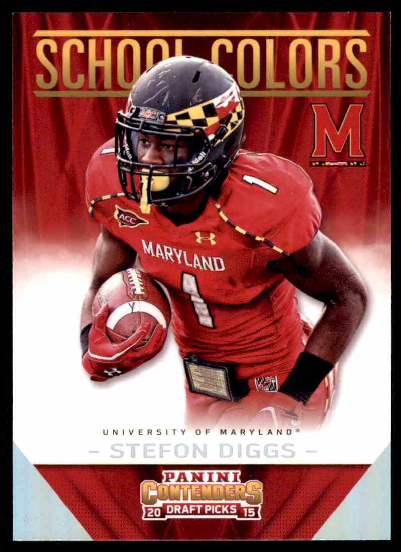 2015 Contenders Draft Picks School Colors Stefon Diggs