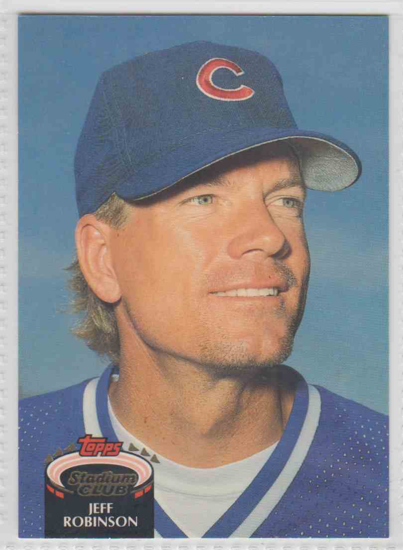 1992 Topps Stadium Club Jeff D. Robinson #756