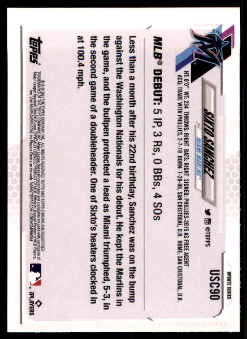 2021 Topps Chrome Ian Anderson #6 card back image