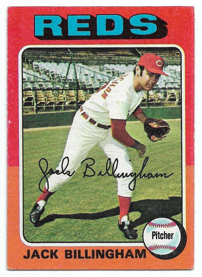 1975 Topps Jack Billingham #235 card front image