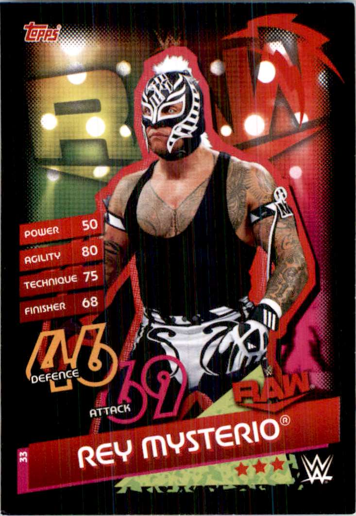 Carte SLAM ATTAX REY MYSTERIO CHAMPION