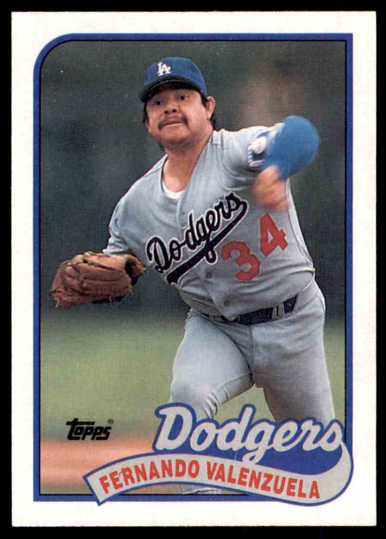 1989 Topps MLB Fernando Valenzuela #150