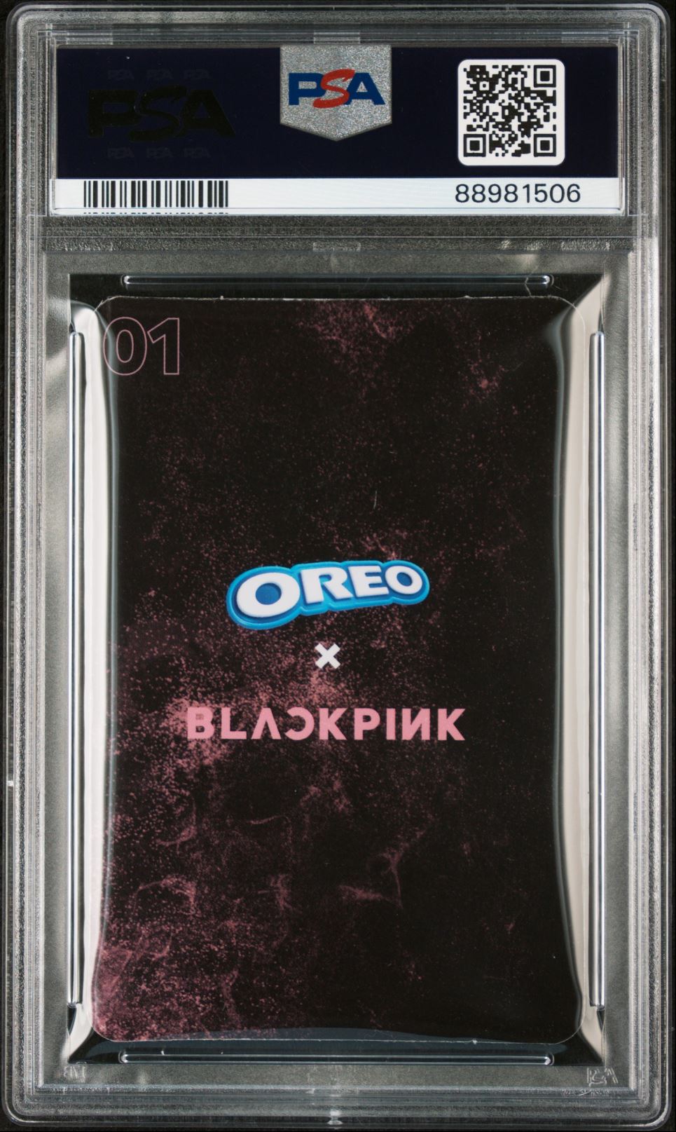 2023 OREO X BLACKPINK PHOTOCARD JISOO #01 card back image
