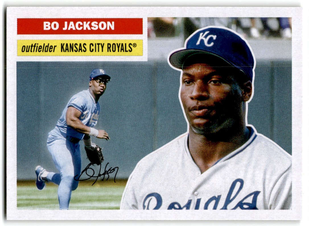 Shops Bo jackson topps kc royals card