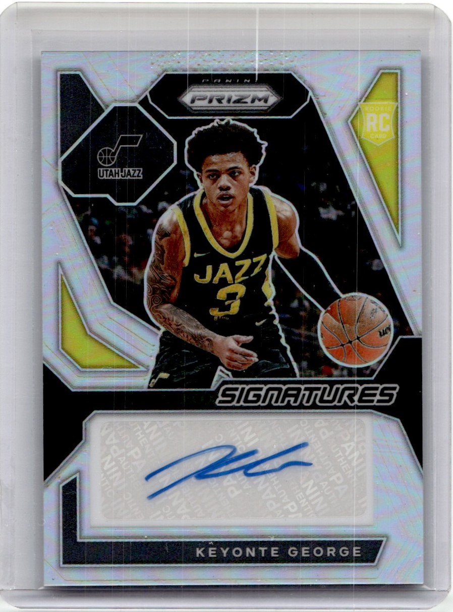 2023-24 Panini Prizm Rookie Signatures Silver Keyonte George RC