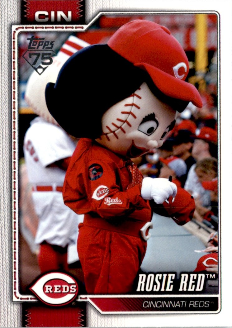 Rosie Red 2026 Topps Celebration Mascots #M-6 Cincinnati Reds | eBay