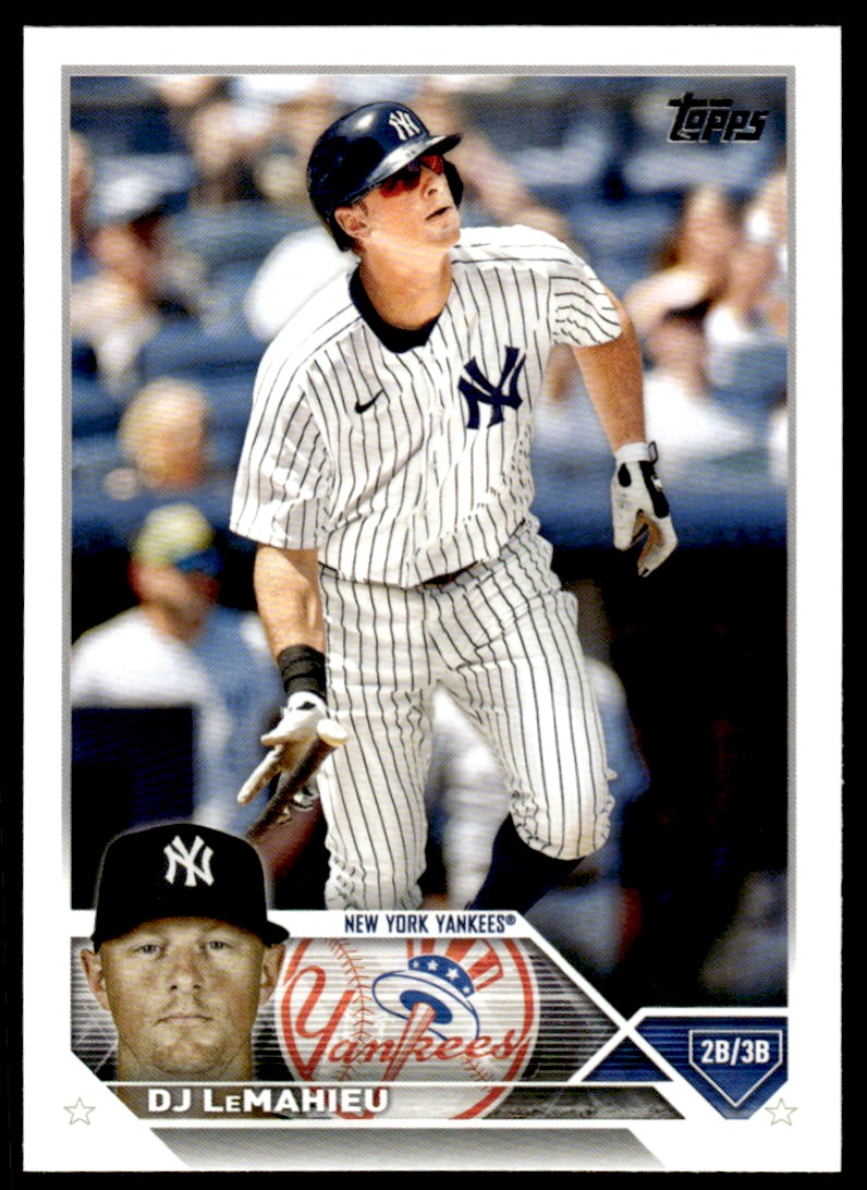2023 Topps Baseball Card DJ LeMahieu New York Yankees #658
