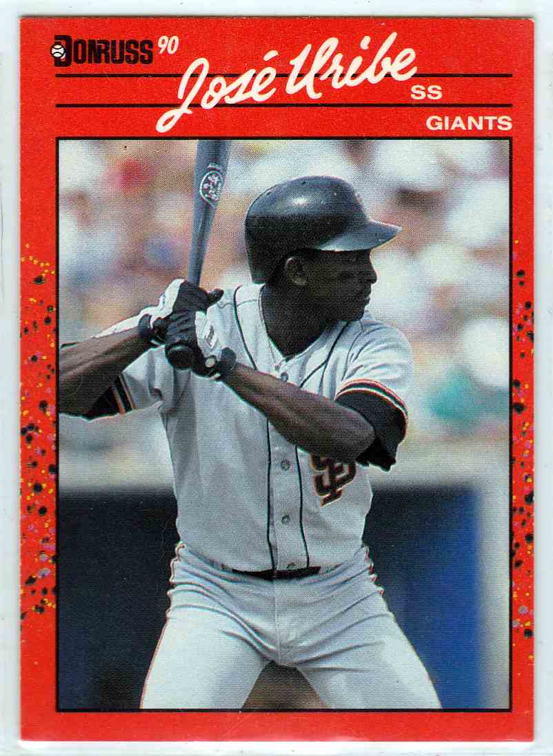 4x-ERROR NO DOT 1990 DONRUSS BASEBALL CARD #448 JAY