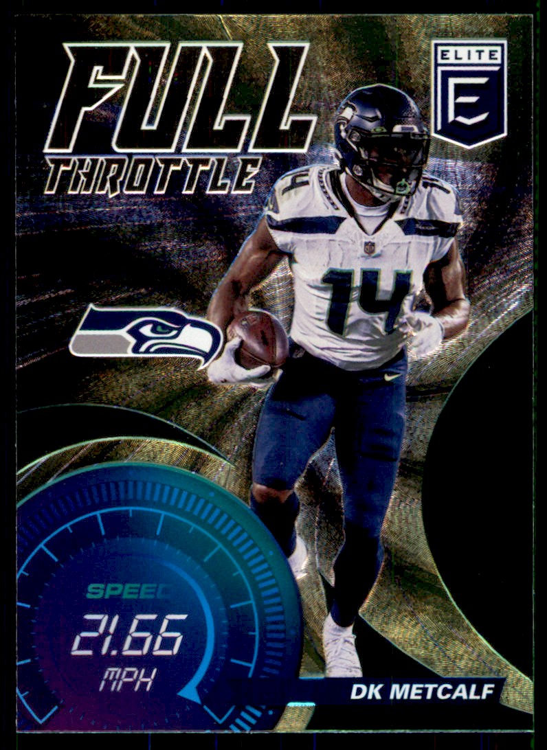 PANINI NFLカード DONRUSS ELITE TURN OF THE CENTURY DK METCALF SEATTLE SEAHAWKS 70/75 #TC-DK1 送料無料 中古 IT1 2021 Donruss Elite Green Full Throttle DK Metcalf Seahawks