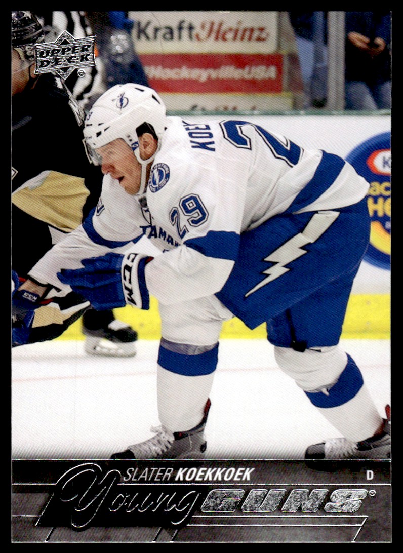 2015-16 Upper Deck Young Guns Slater Koekkoek #224