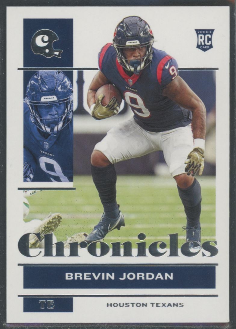 2021 Wild Card Alumination Brevin Jordan Houston Texans Miami Rookie ABC-54  RC