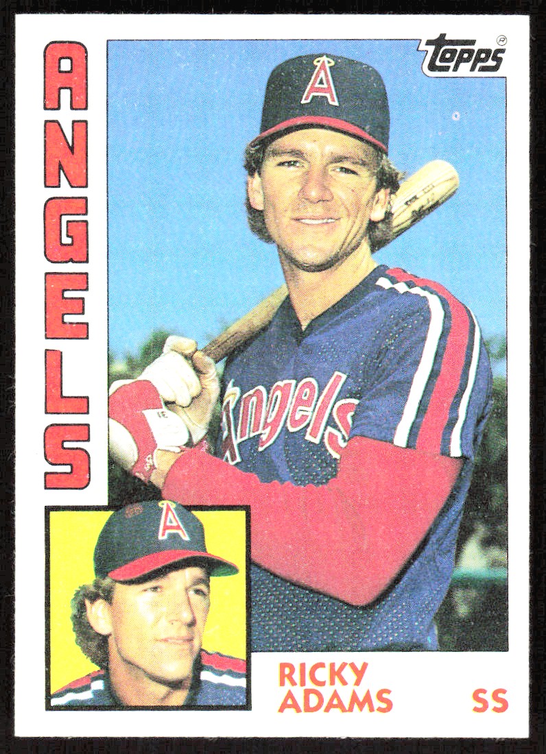 1984 8875A Topps Ricky Adams California Angels #487 | eBay