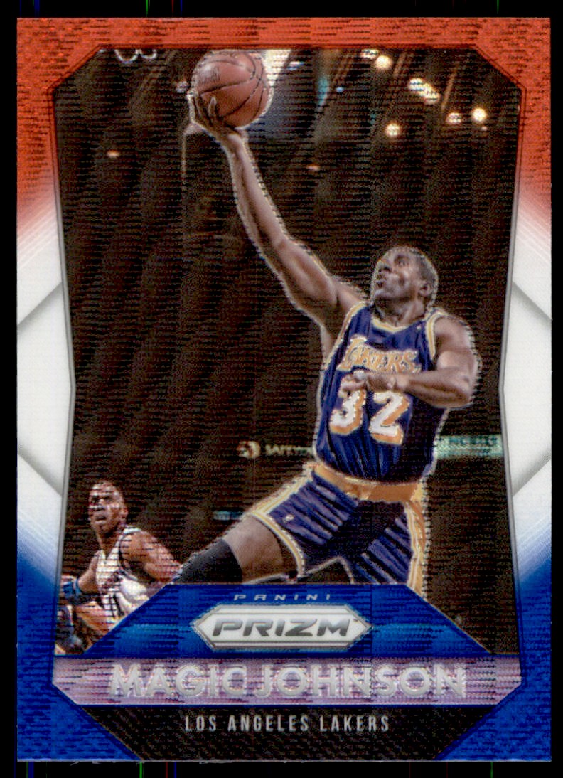 2015-16 Panini Prizm Red White Blue Magic Johnson #248