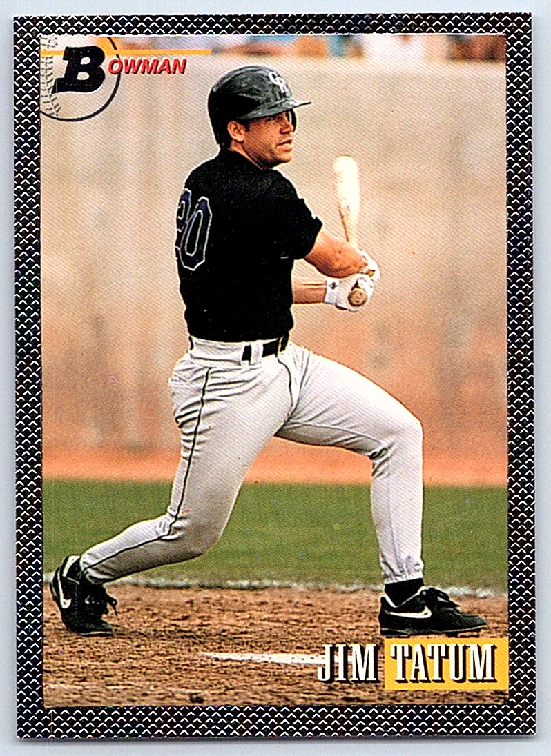1993 Bowman Jim Tatum #339 card front image