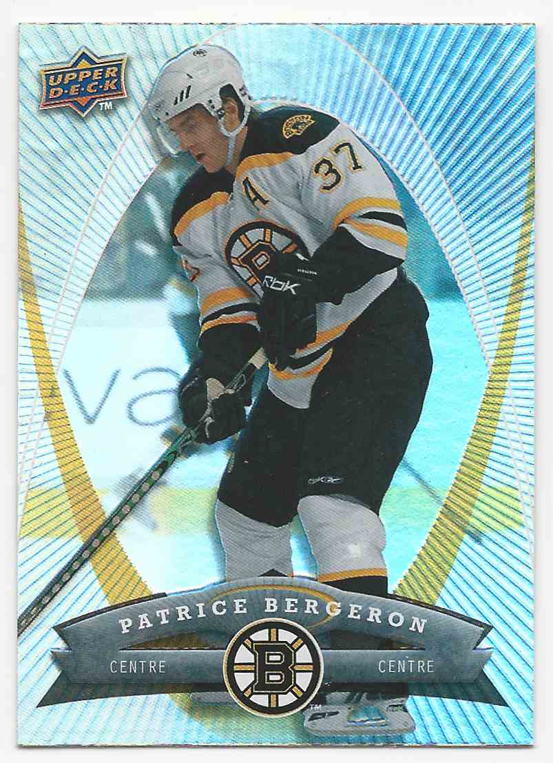 2008-09 Upper Deck McDonald's Patrice Bergeron #4