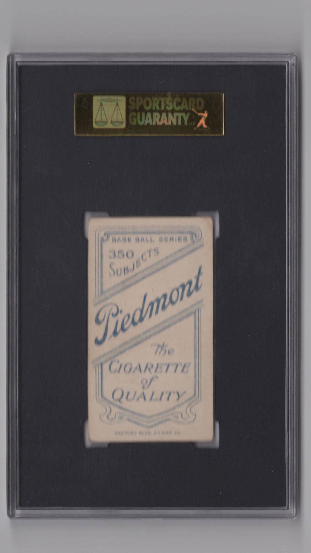 1910 PIEDMONT WHITE BORDER CHARLES SEITZ SGC 4 NORFOLK TIDES CHARLIE 5 7a0cc11c7bad421a8bd114f1b12488b6 back