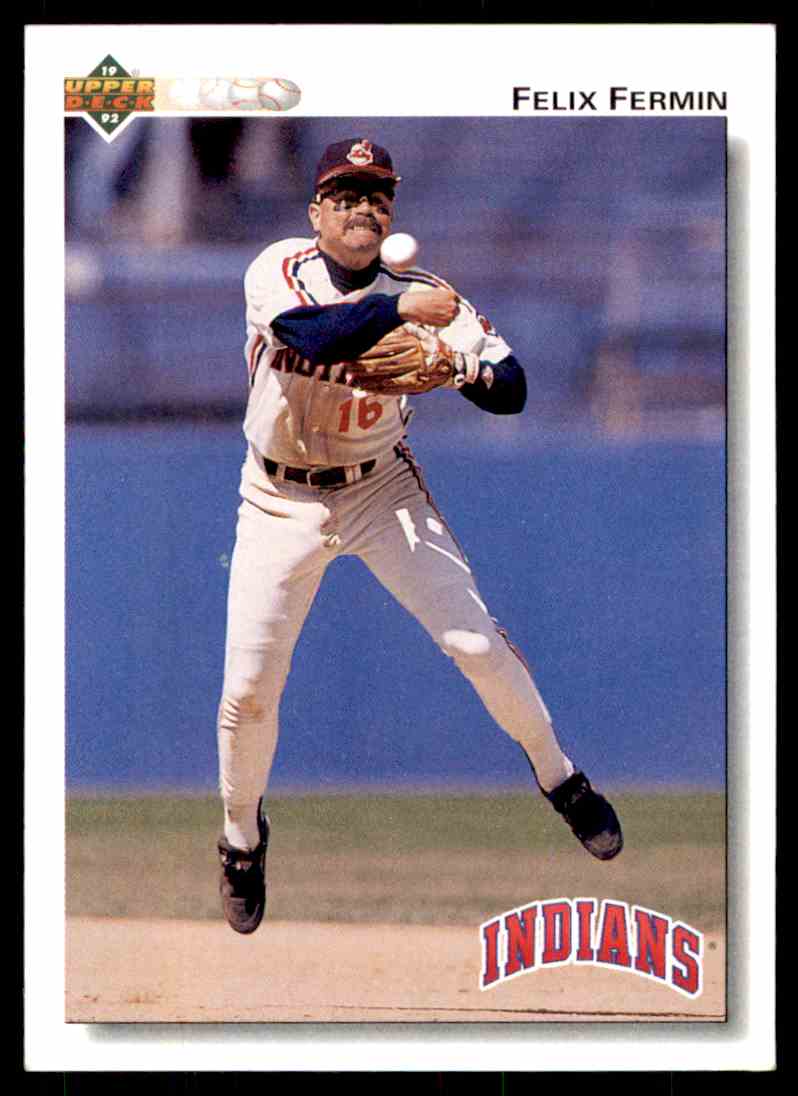1992 Upper Deck Baseball Felix Fermin #160