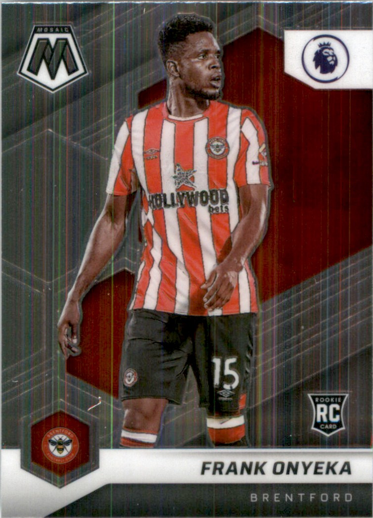 2021 Panini Mosaic English Premier League Frank Onyeka #73 on Kronozio