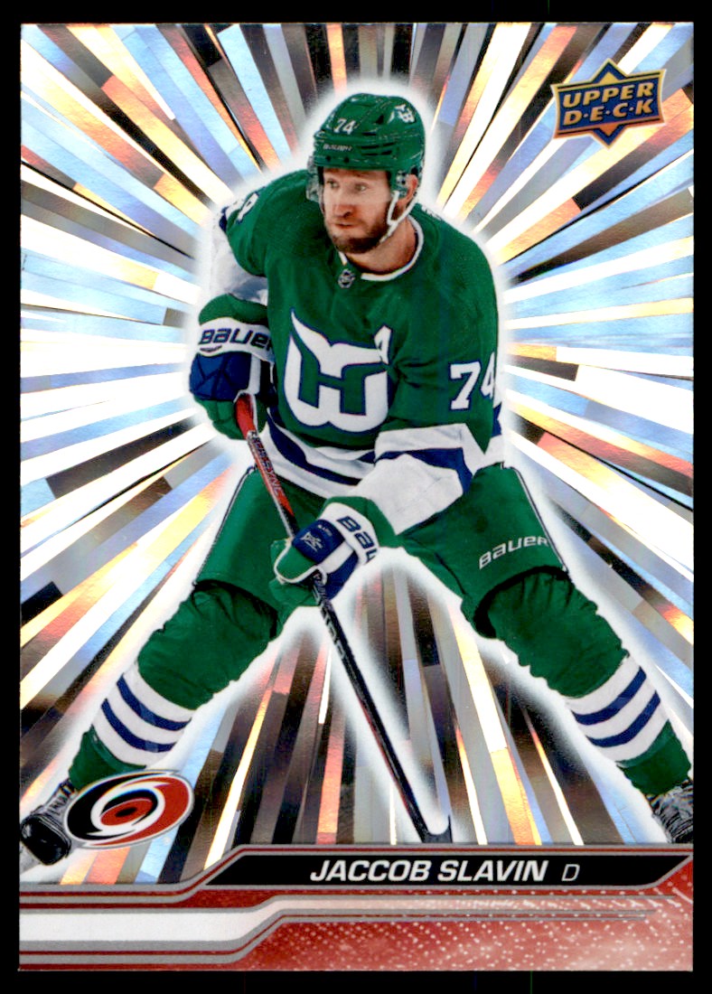 2023-24 Upper Deck Outburst Silver Parallel Jaccob Slavin #35