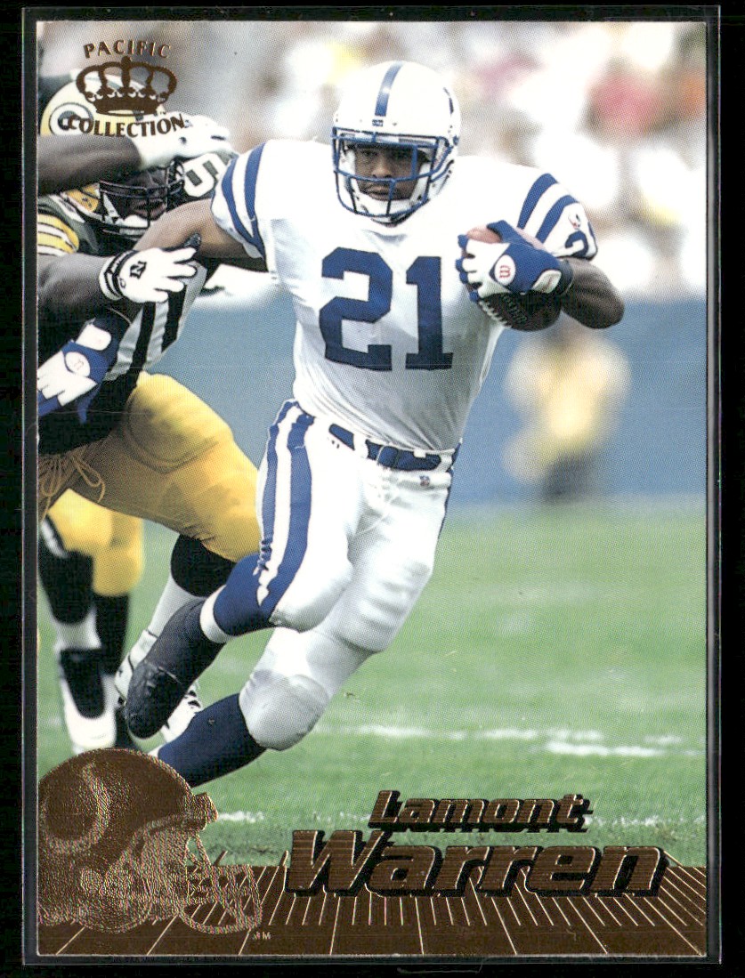 THE COLTS関連セット 1996 PACIFIC COLLECTION LAMONT WARREN INDIANAPOLIS COLTS #190 | eBay