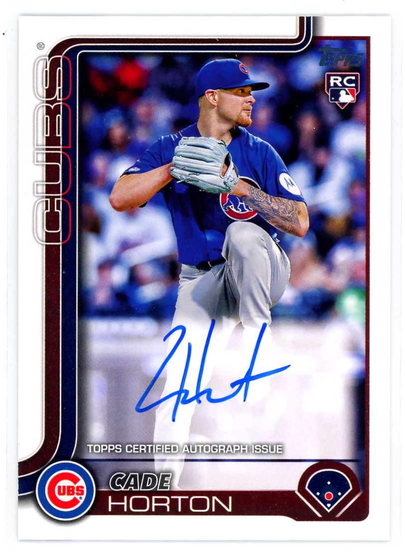 その他 2025 topps update Cade Horton 5/5 2025 Topps Update Real One Autograph Cade Horton RC Auto Chicago